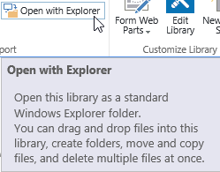 Open Library with Explorer